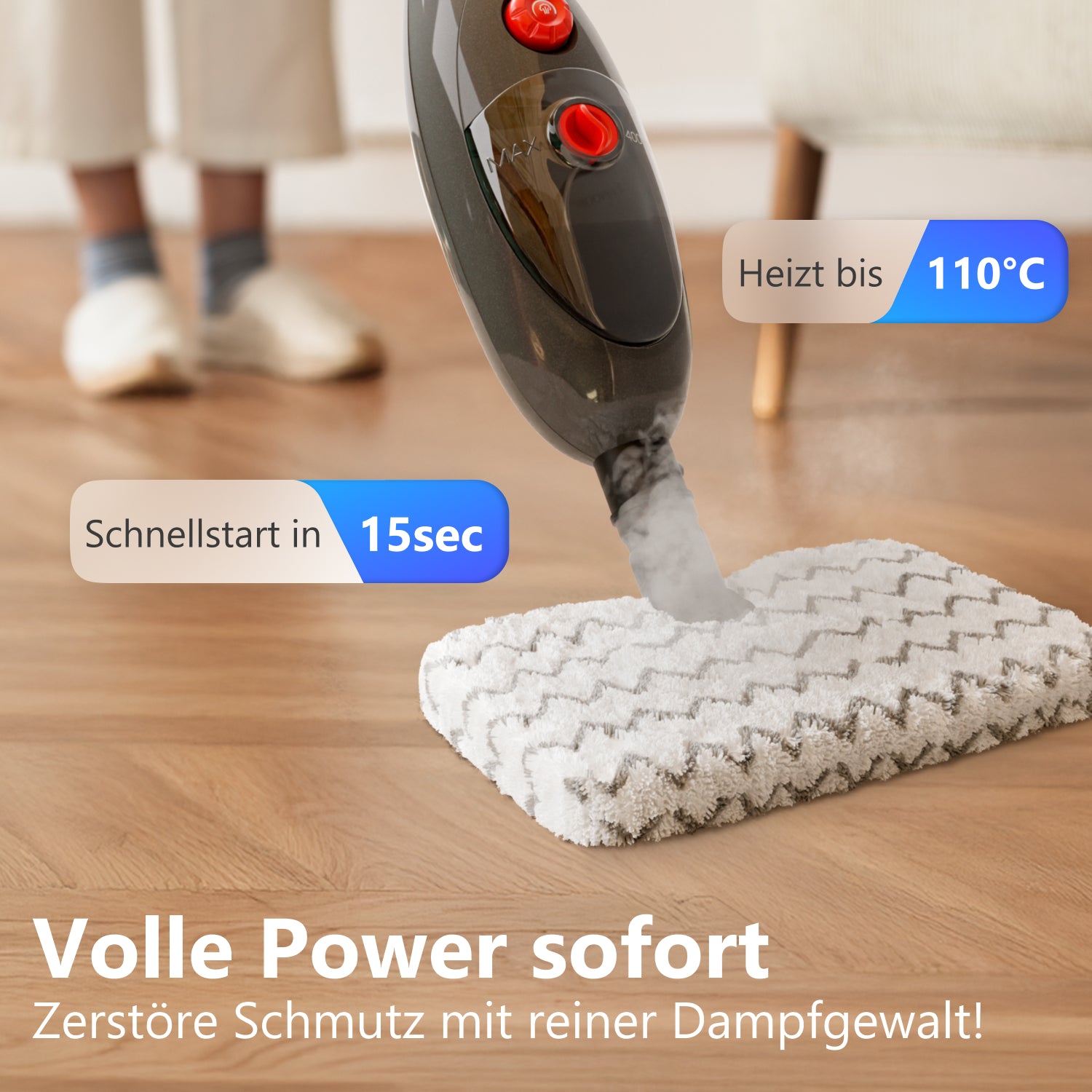 RYER Steam Cleaner Max