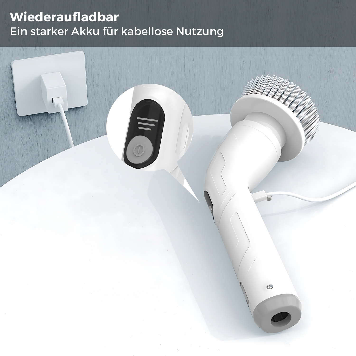 RYER Elektrische Schrubbbürste