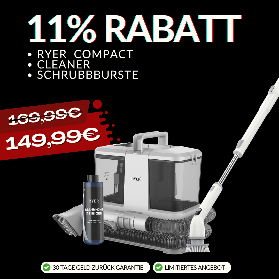 RYER Kompact + Elektrische Schrubbbürste im Bündel