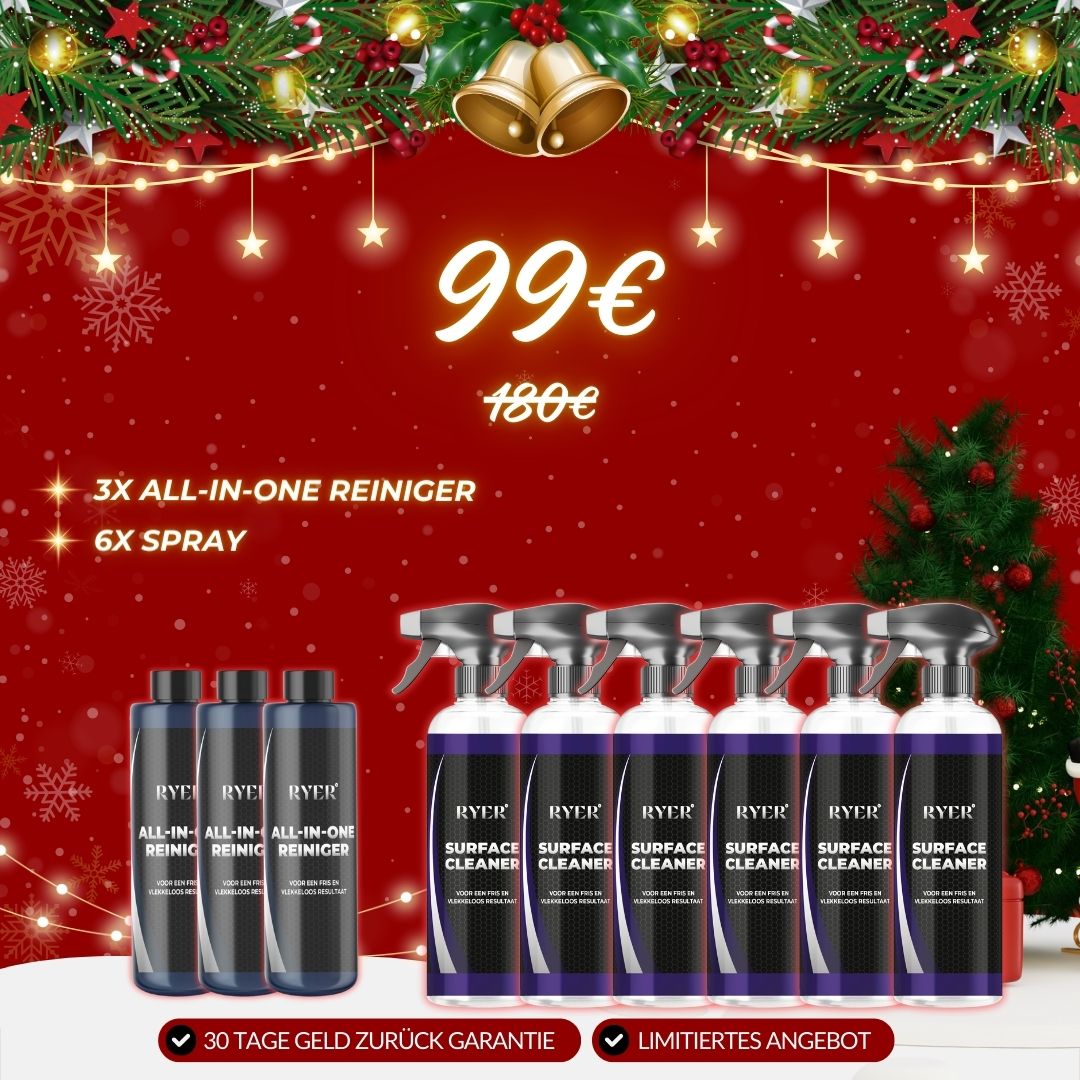 Jahresvorrat an Reiniger zum Megapreis