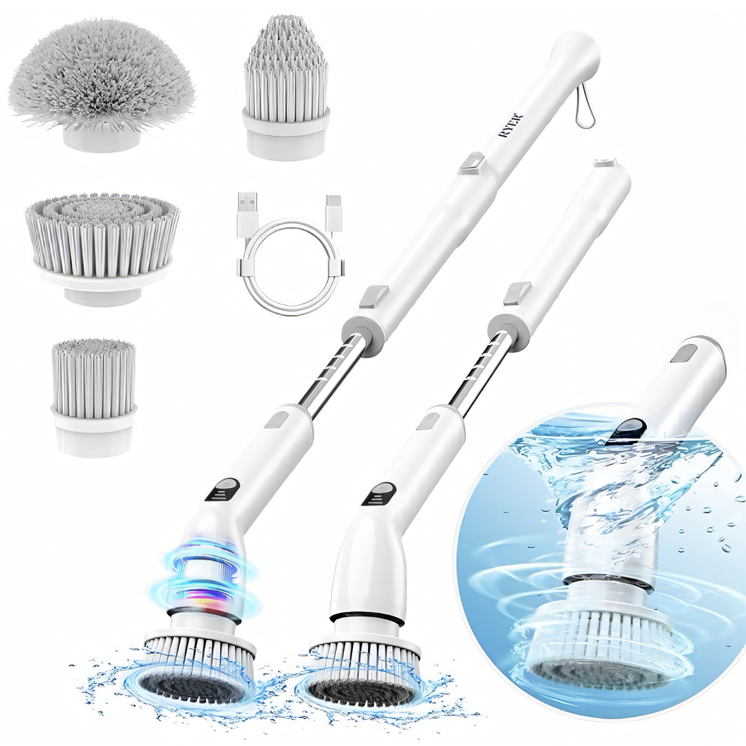 RYER Elektrische Schrubbbürste