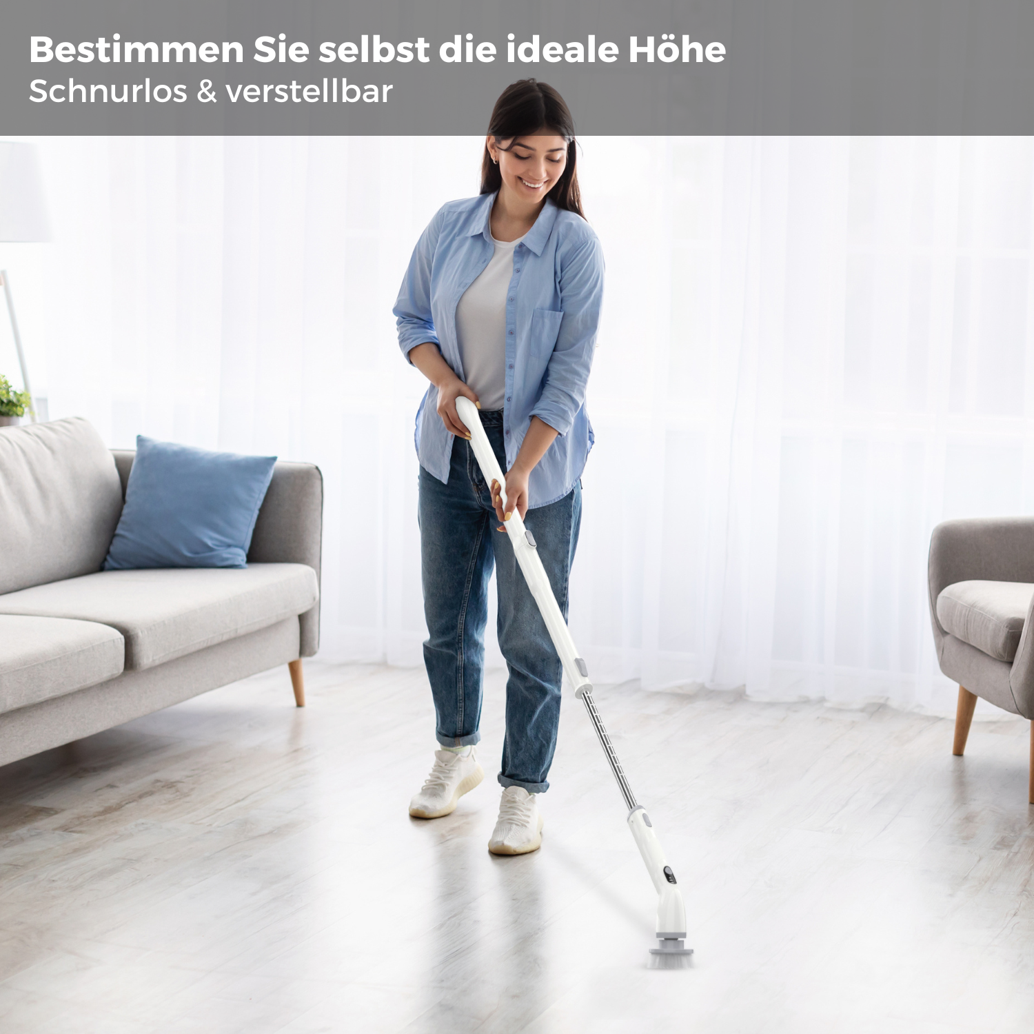 RYER Elektrische Schrubbbürste