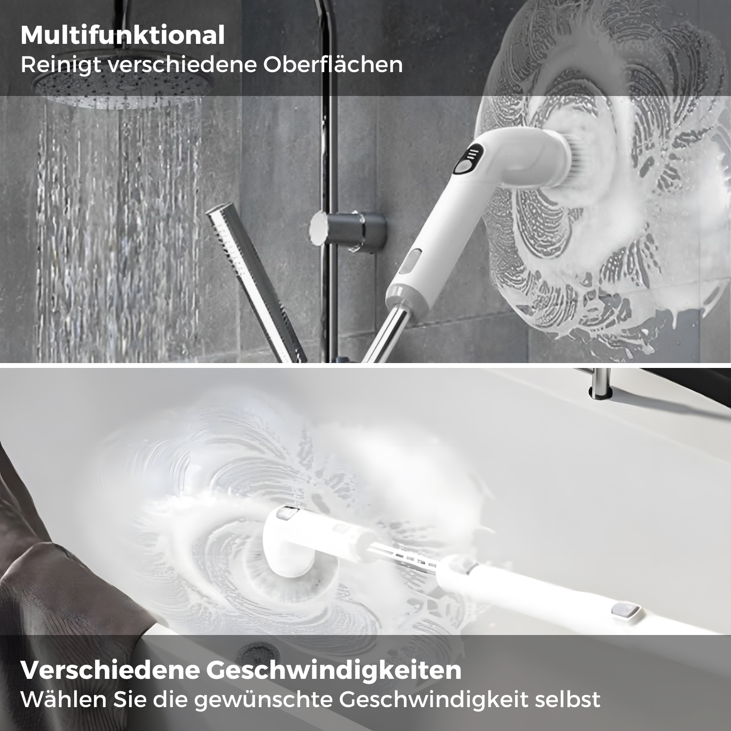 RYER Elektrische Schrubbbürste