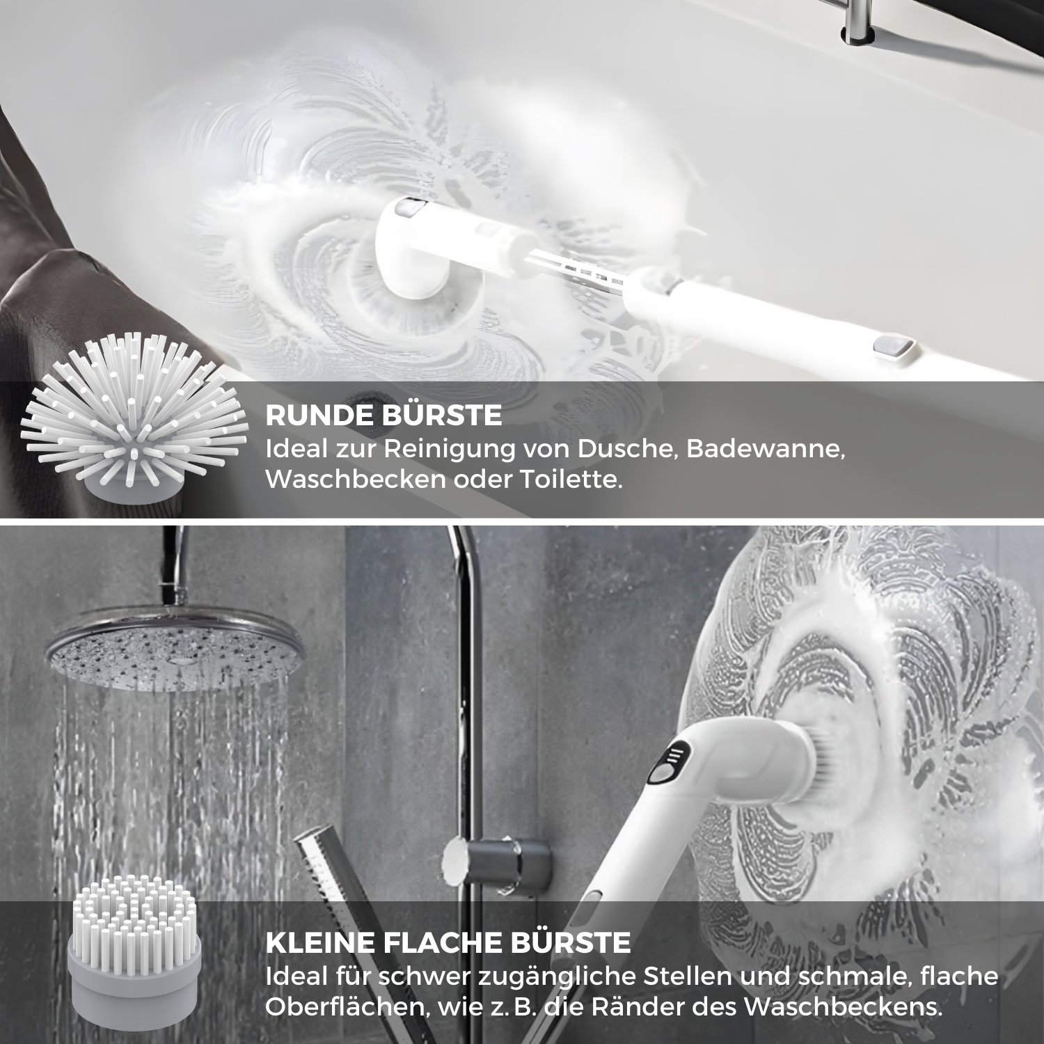 RYER Elektrische Schrubbbürste